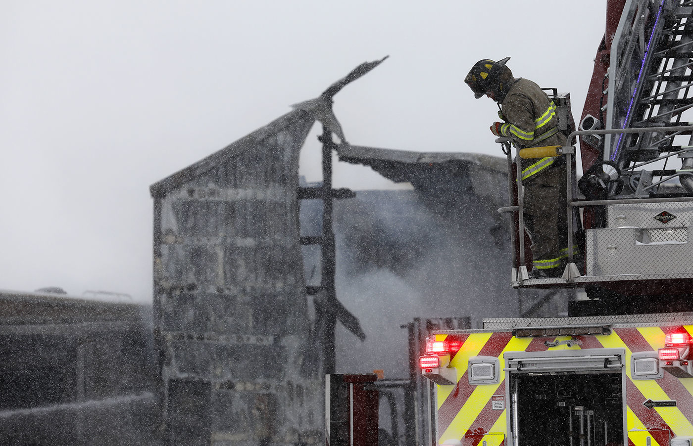 Bryan Stock Trail Structure Fire
